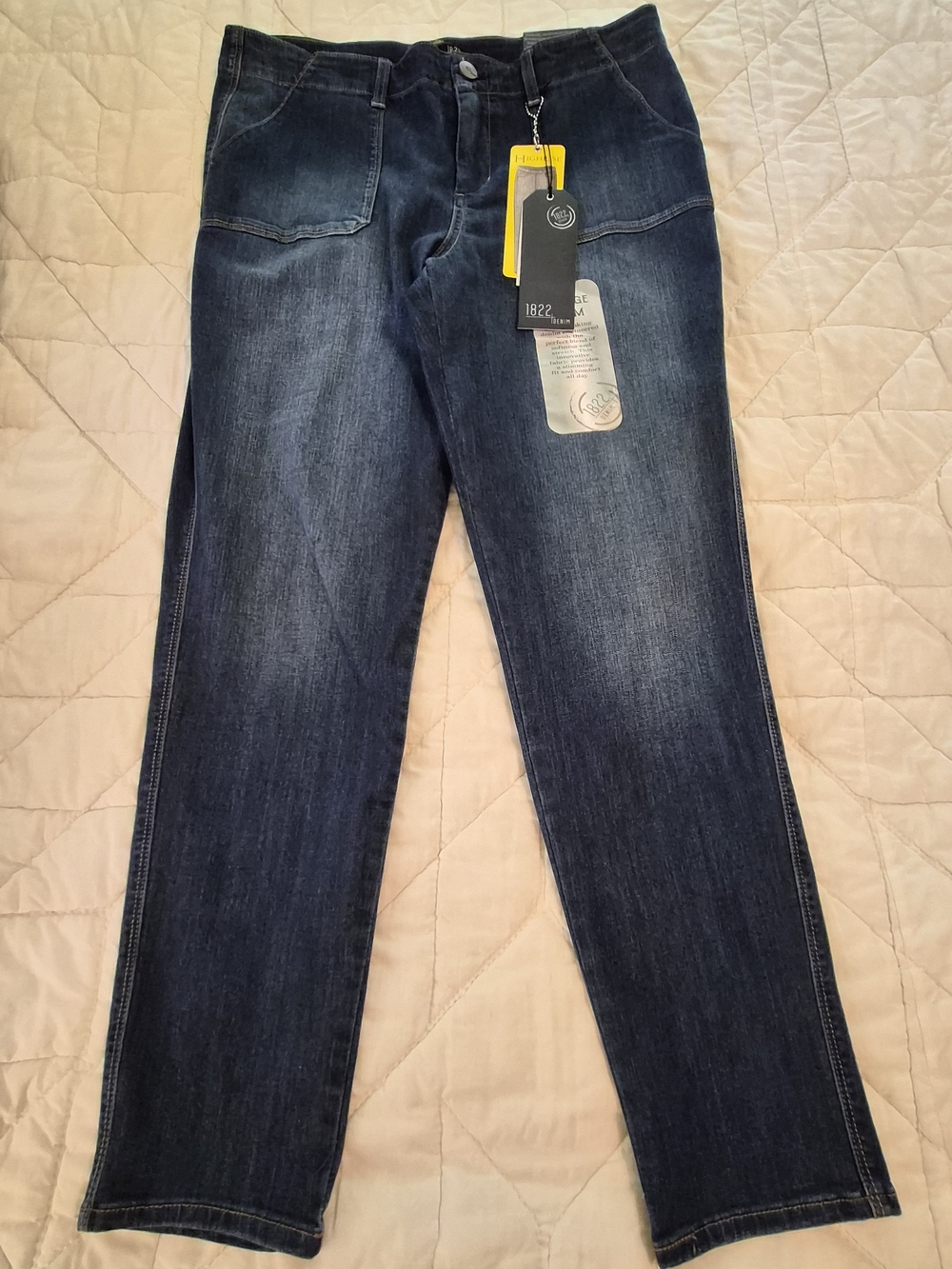 1821 'Butter' Denim High Rise Skinny Jeans - Size 16